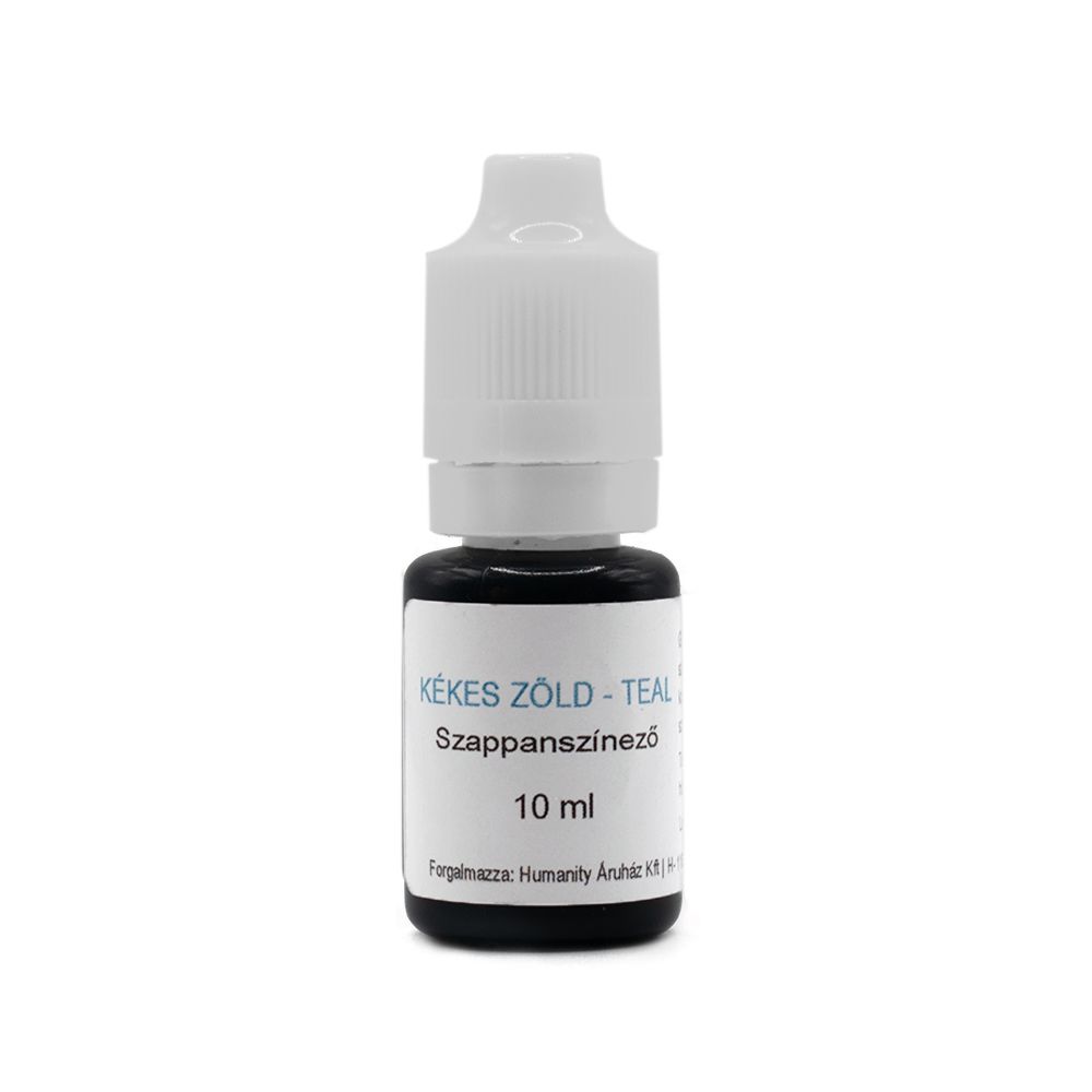 Kékes zöld - Teal- Glicerinbázisú folyékony színező 10 ml Kékes zöld - Teal- Glicerinbázisú folyékony színező 10 ml