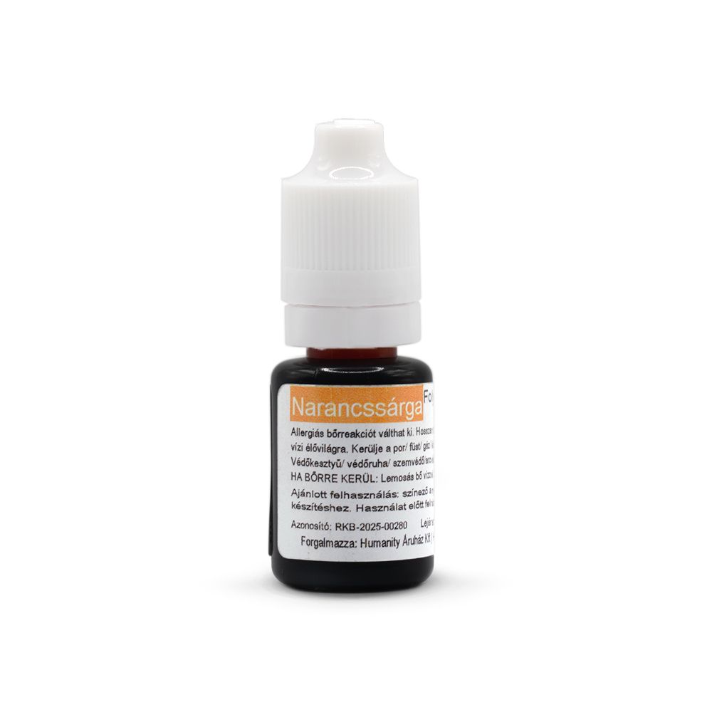 Folyékony gyertyaszínező - Narancssárga 10 ml Folyékony gyertyaszínező - Narancssárga 10 ml