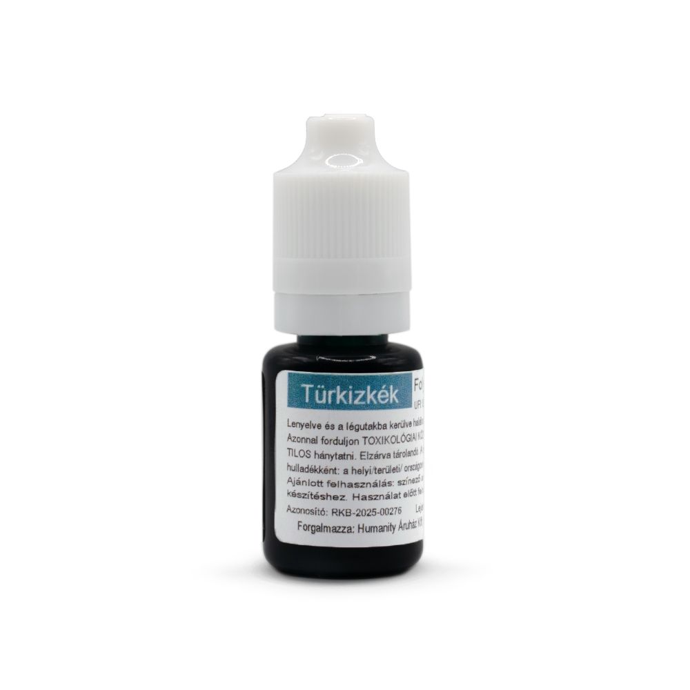 Folyékony gyertyaszínező - Türkizkék 10 ml