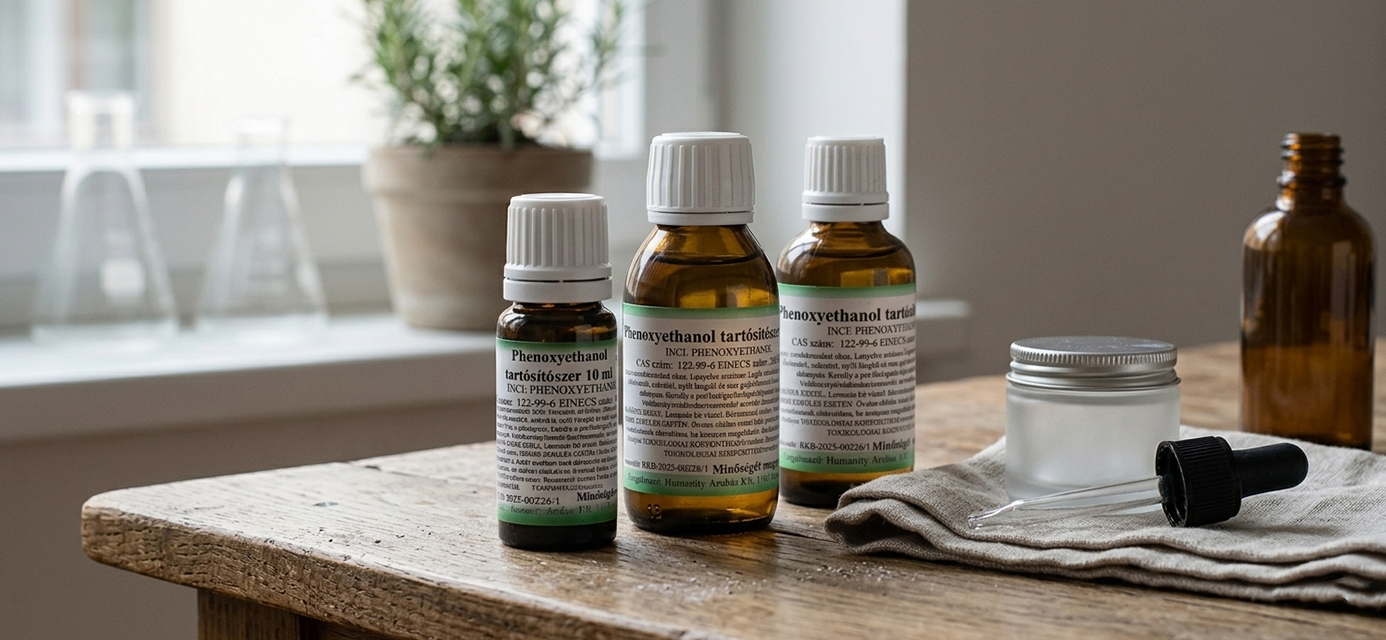 Phenoxyethanol tartósítószer - 10 ml, 50 ml, 100 ml kiszerelésben