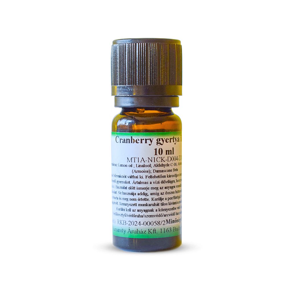 Cranberry gyertyaillat 10 ml