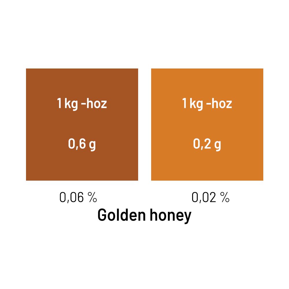 Folyékony gyertyaszínező - Arany - Méz 10 ml