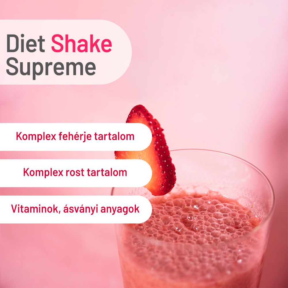 JutaVit Diet Shake Supreme Eper íz 702g